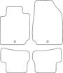 DYWANIKI WELUROWE NISSAN MICRA 3p (K12) 2003>2007 *Typ 5