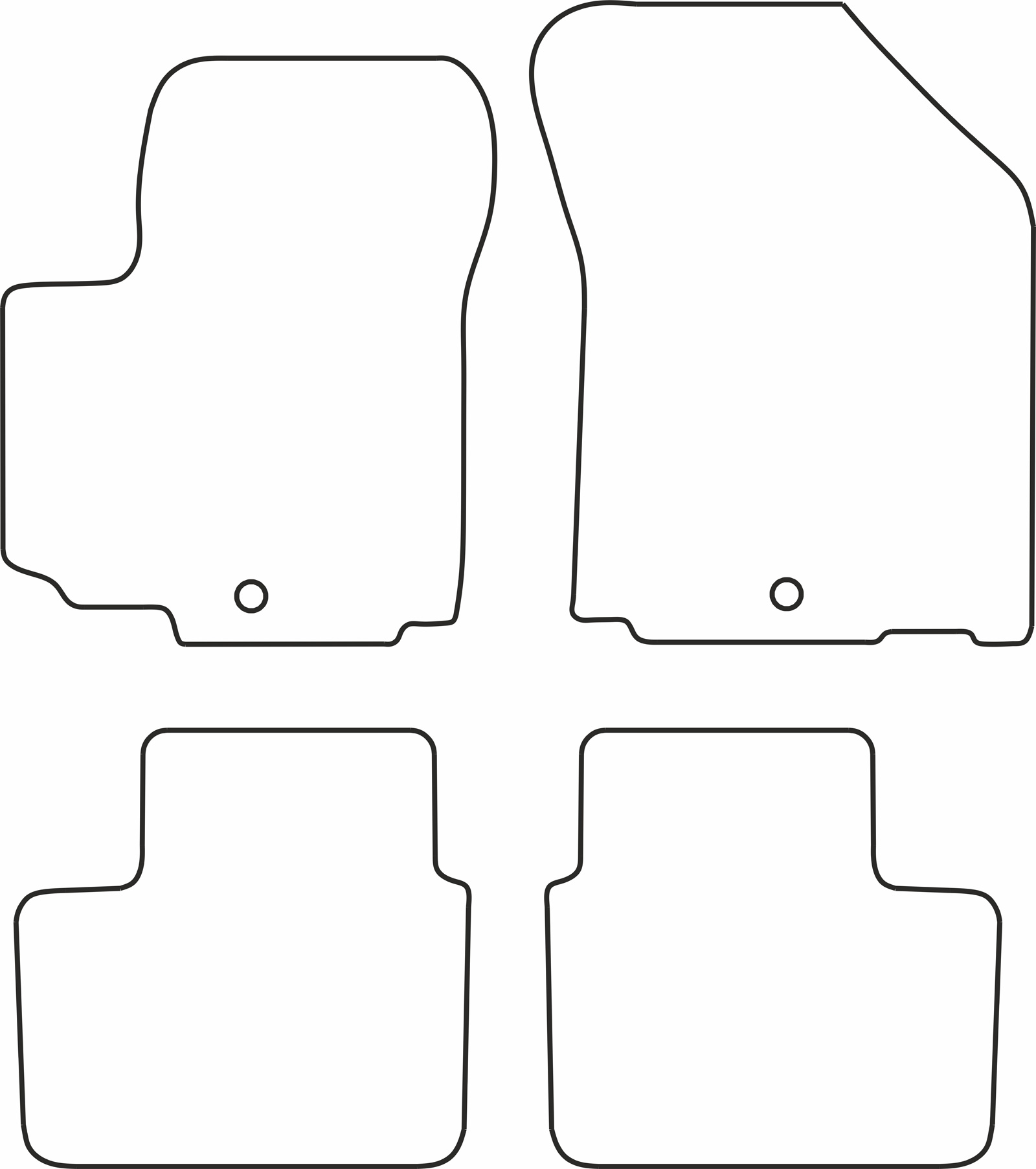 DYWANIKI WELUROWE FIAT SEDICI 3/06> *Typ 5