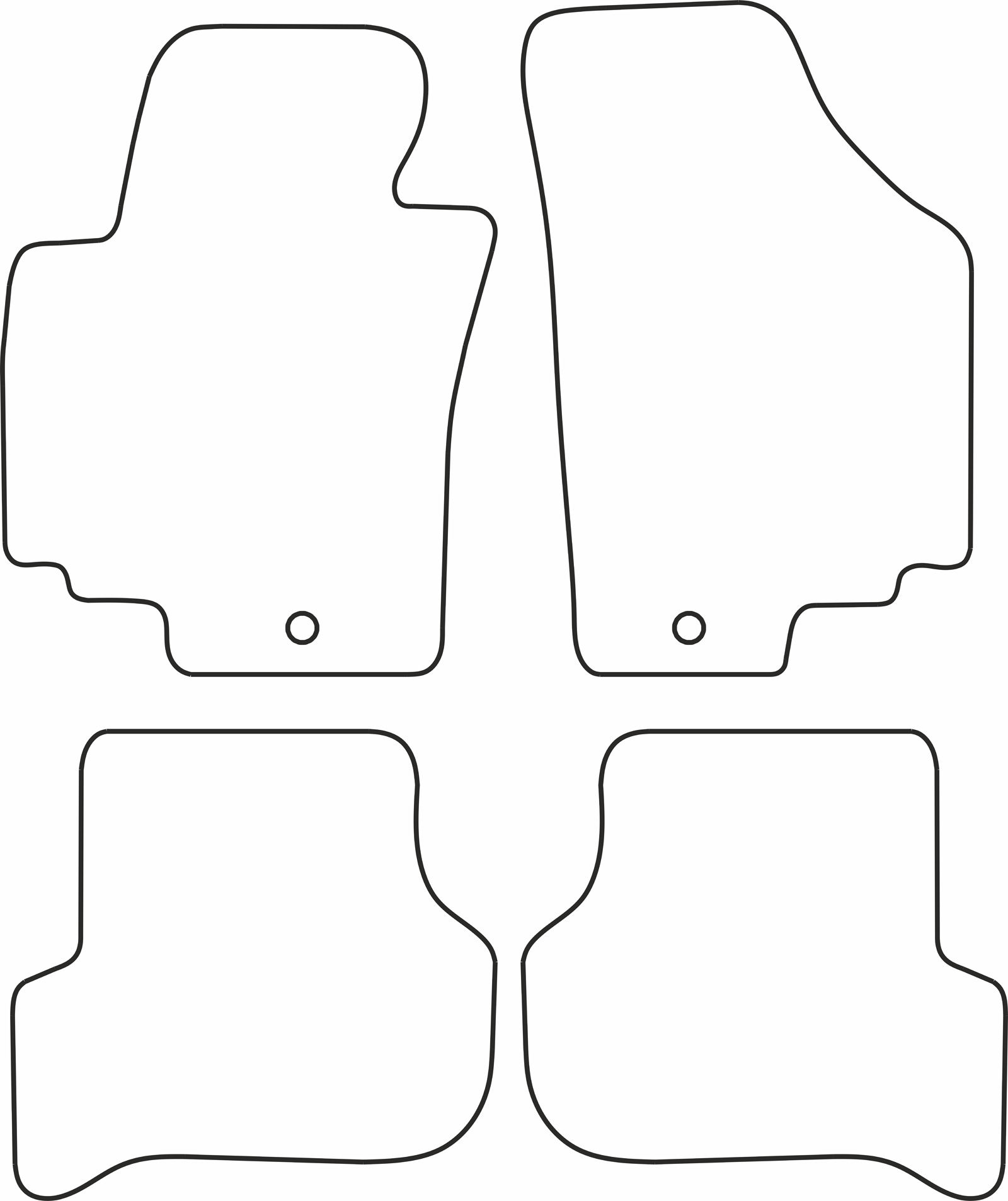 DYWANIKI WELUROWE SEAT ALTEA XL 2006-2009 *Typ 5