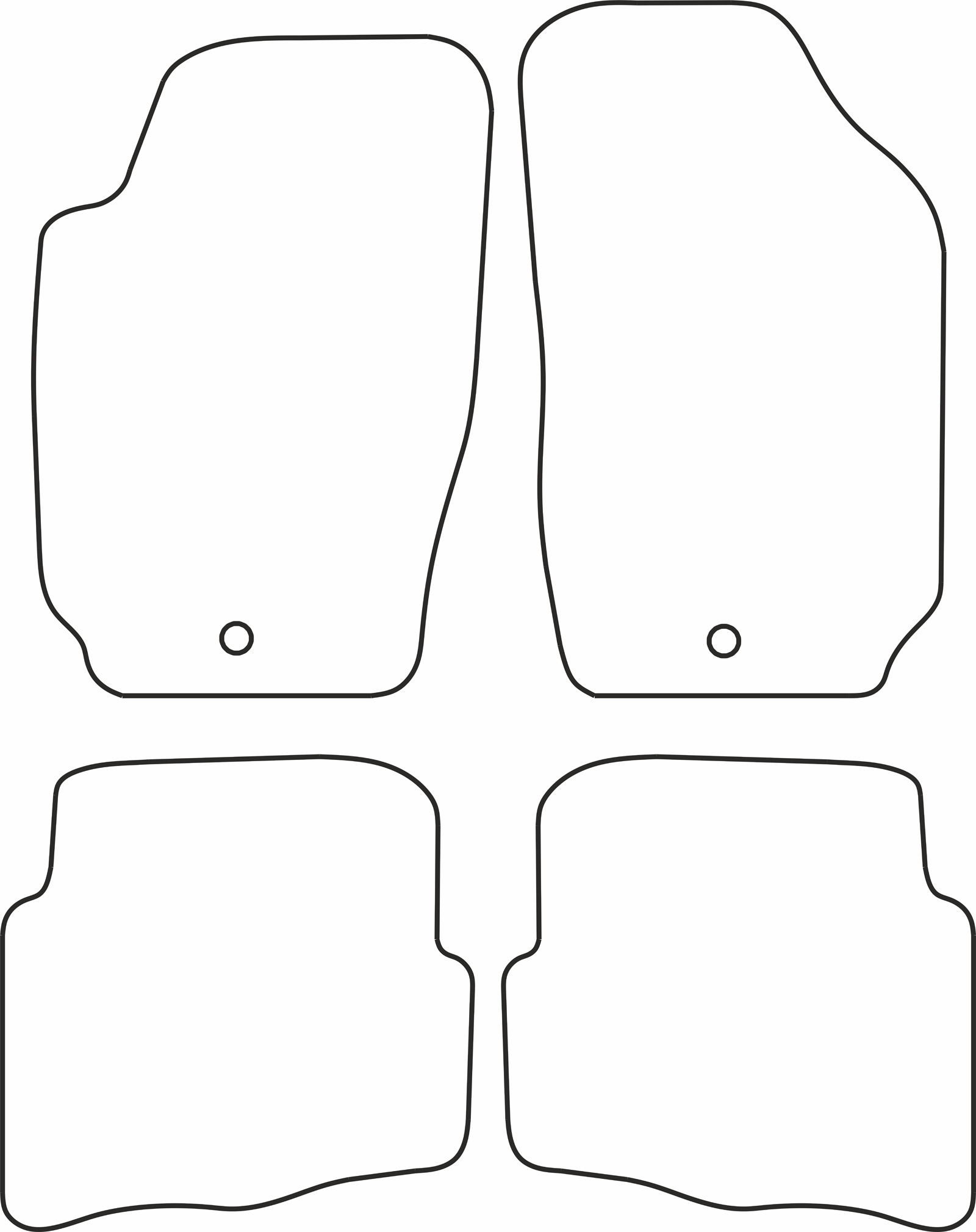 DYWANIKI WELUROWE SEAT IBIZA III (Typ 6L) 3/02>5/08 *Typ 5