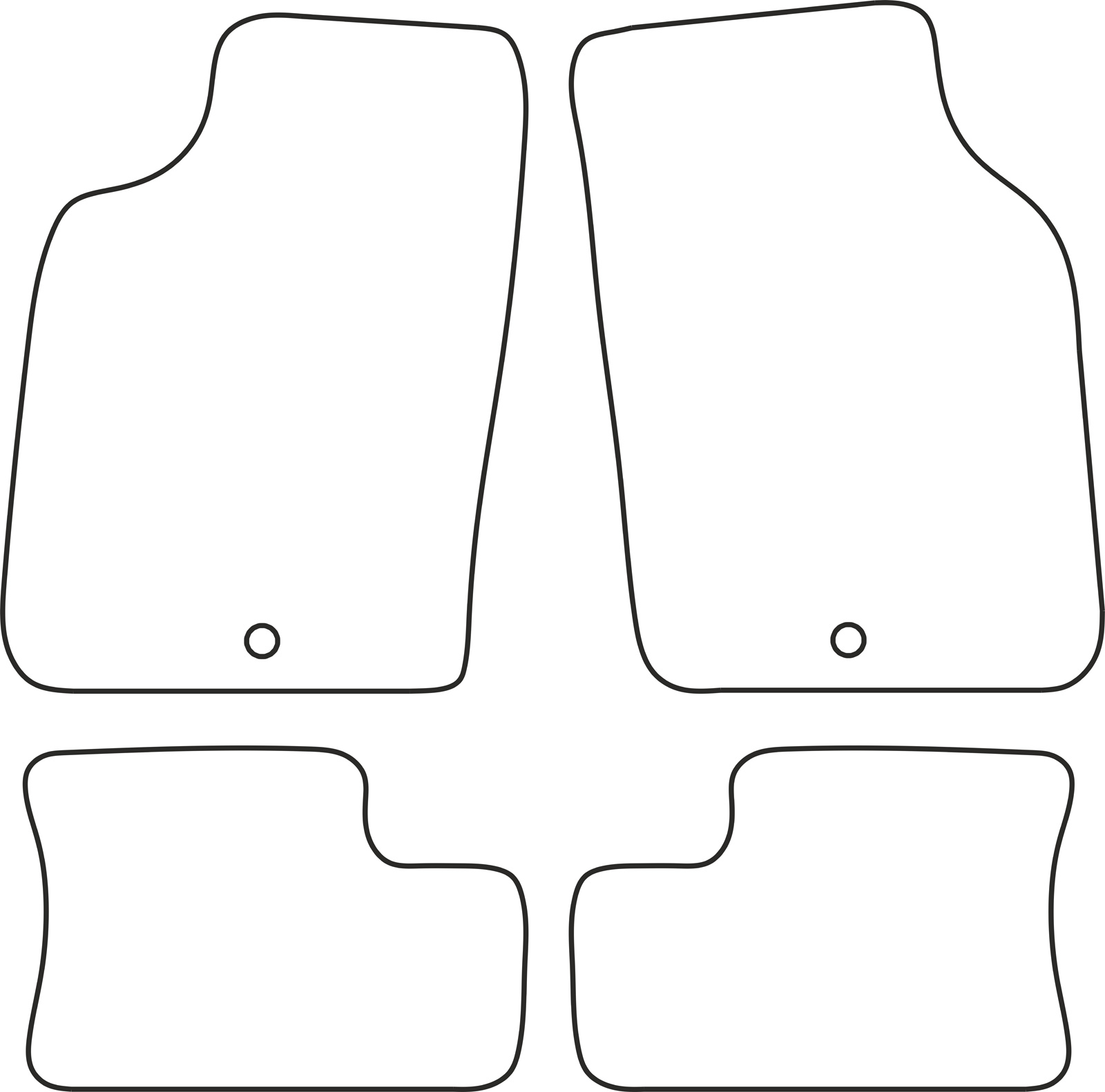 DYWANIKI WELUROWE OPEL ASTRA F 3p 4p 5p sw 10/91>2/98 *Typ 5