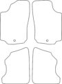 DYWANIKI WELUROWE OPEL COMBO C TOUR 5p 10/02>7/11 *Typ 5