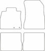DYWANIKI WELUROWE NISSAN NOTE 5p  (E12) 10/2013> *Typ 5