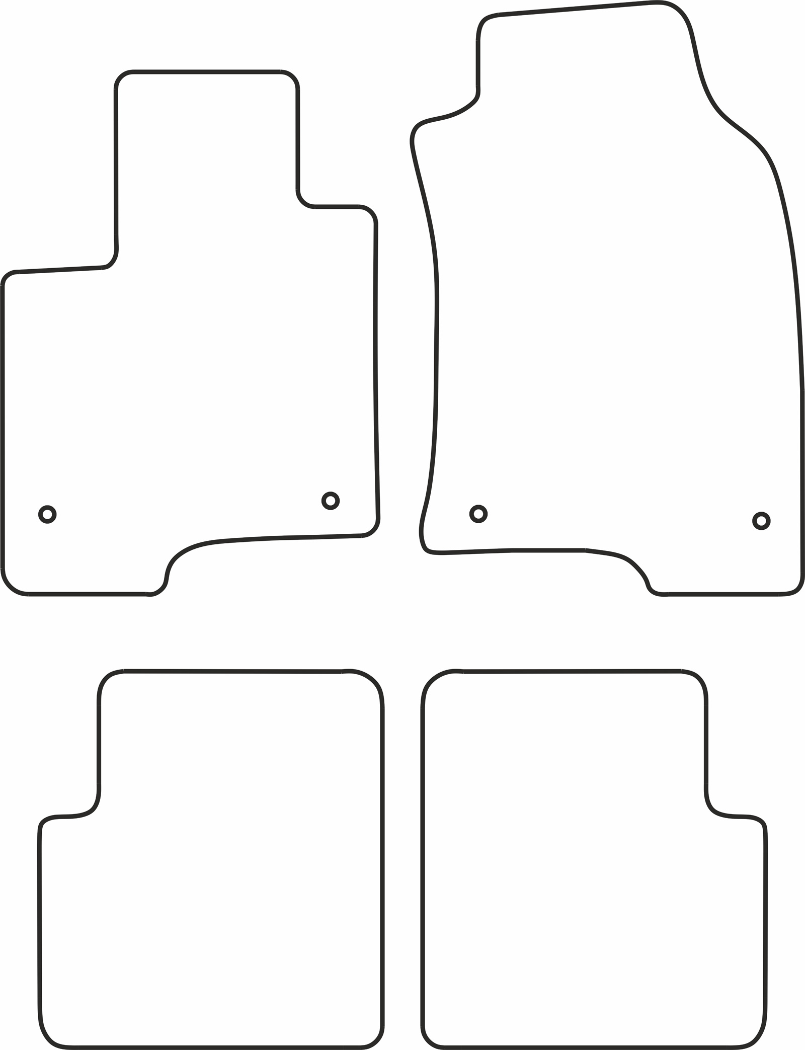 DYWANIKI WELUROWE FIAT PANDA III  PANDA III 4X4 7/12> *Typ 5