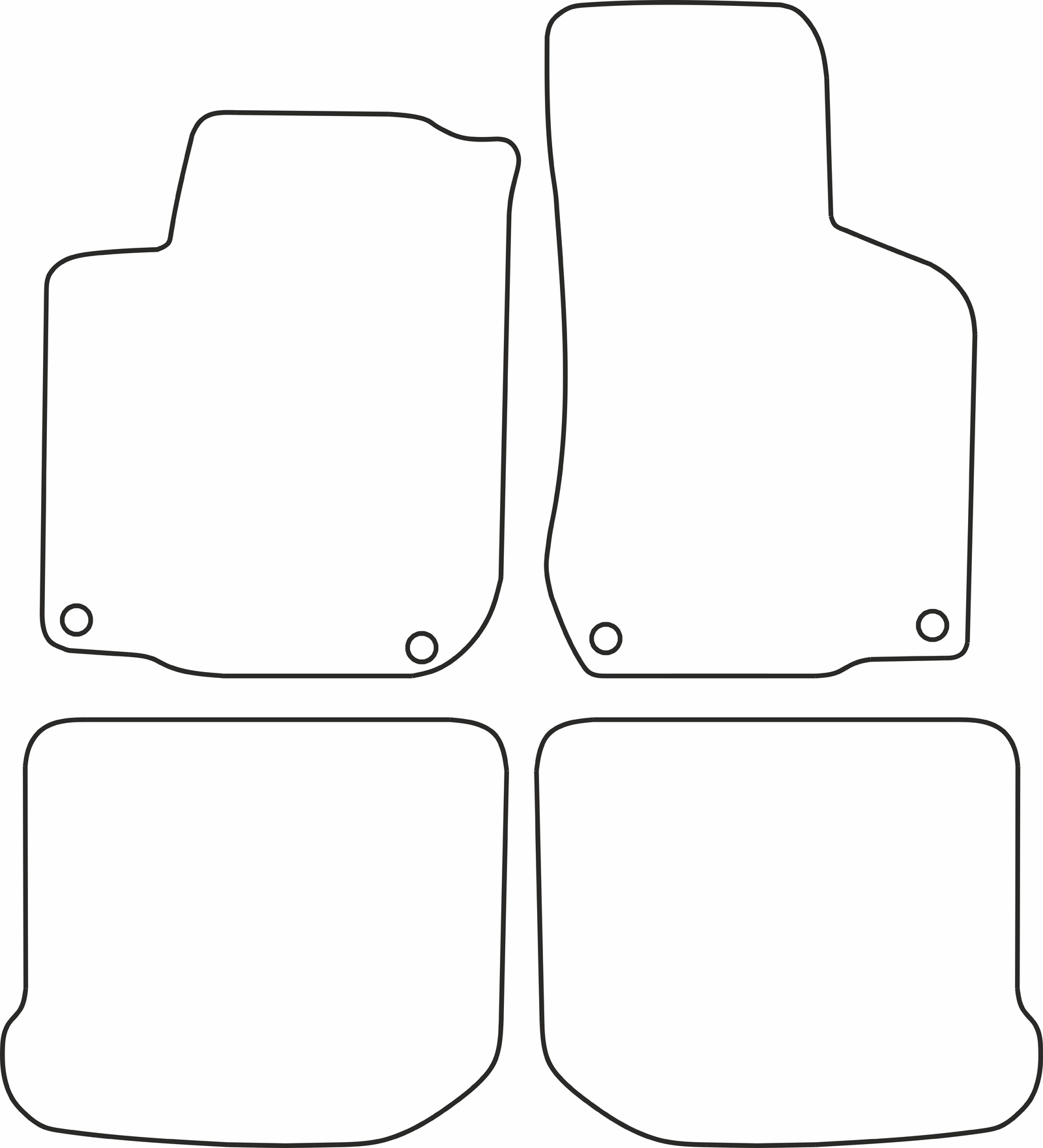 DYWANIKI WELUROWE VW BEETLE 1998-2011 *Typ 5