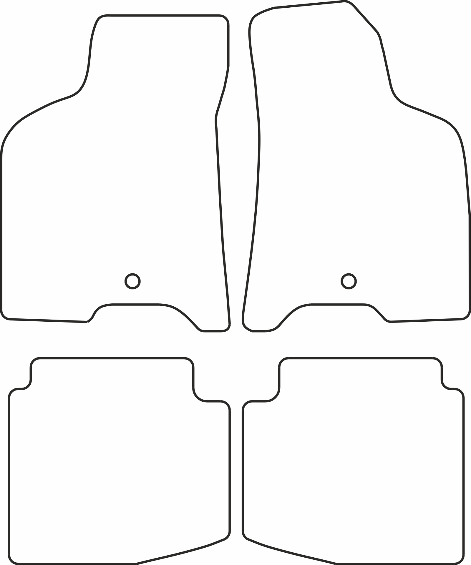 DYWANIKI WELUROWE VW LUPO 98> *Typ 5