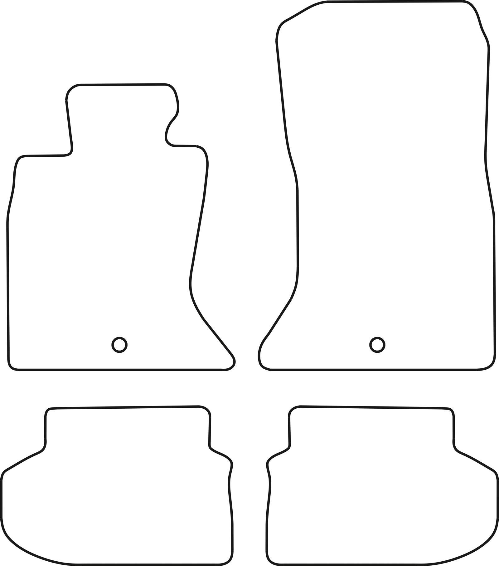 DYWANIKI WELUROWE BMW Serii 5 (F10) // (F11) 2010>2013 *Typ 5