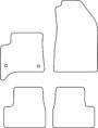 DYWANIKI WELUROWE CITROEN C3 IV MHEV 2024> // FIAT GRANDE PANDA MHEV 2025> 2025> *Typ 5