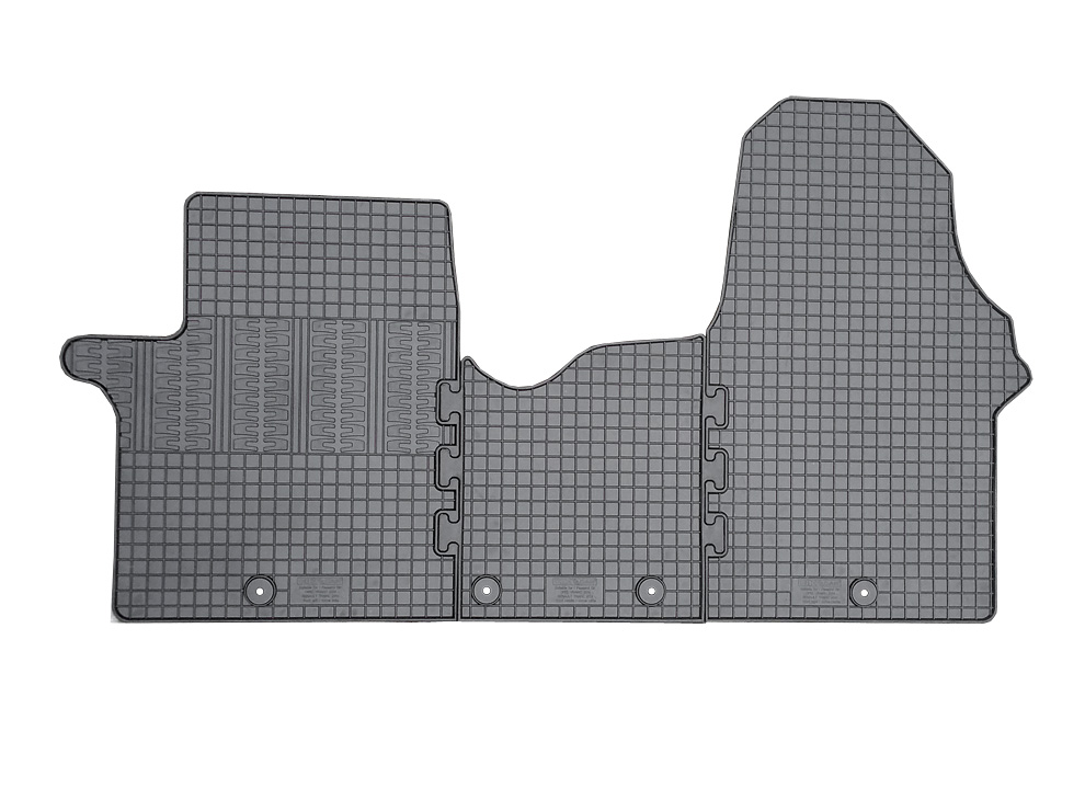 Dywaniki gumowe FIAT Talento 2016>3p. // OPEL Vivaro 2014> 3p. // RENAULT Trafic 2014> 3p. // NISSAN NV300 2014> 3p. (personal and furgon)