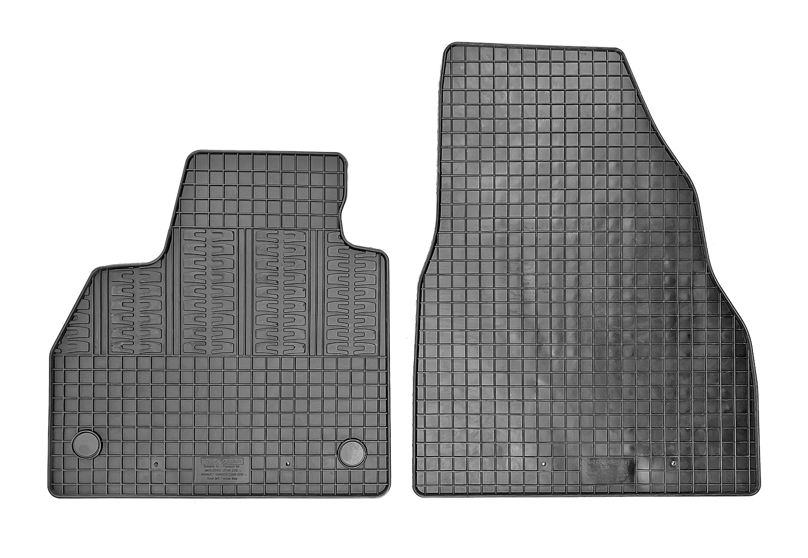 Dywaniki gumowe MERCEDES Citan 2012> // NISSAN NV250 // RENAULT Kangoo 2008 2020> 2p.