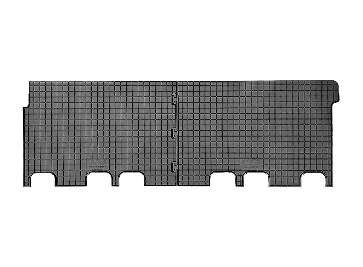 Dywaniki gumowe VW T6 Caravelle 2015> (II rząd / second row) both sides door (left and right) DRZWI PO OBU STRONACH